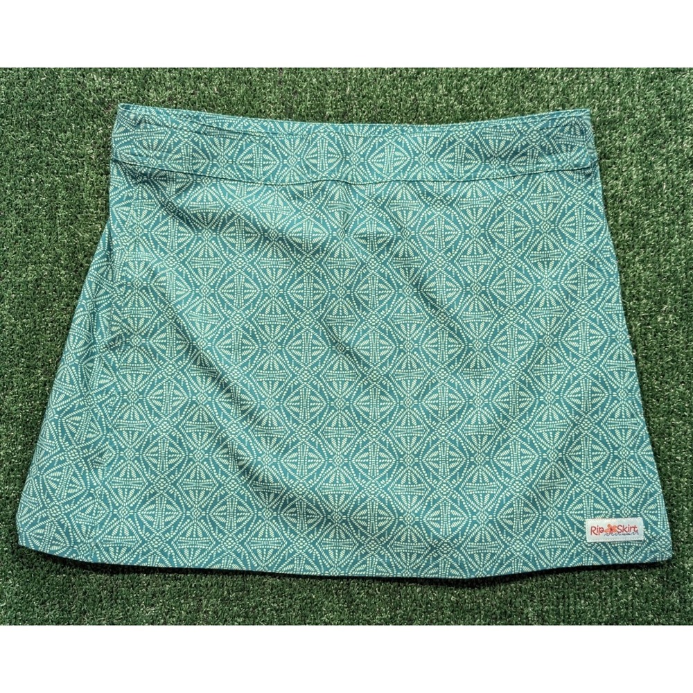 RipSkirt Hawaii Beach Diamond Print Wrap Skirt Women's Large Quick Dry